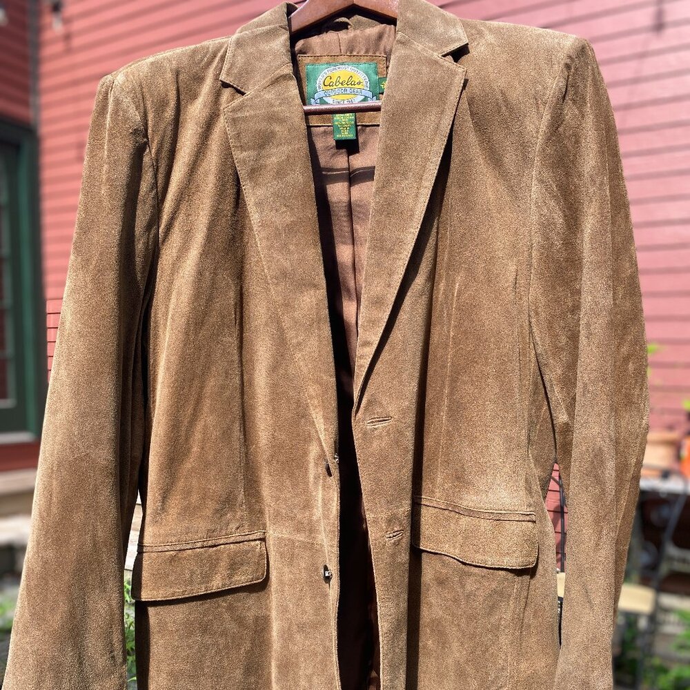 Vintage Genuine Leather Cabela's Moody Creek Blazer